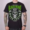 BLACK HEART Men's T-Shirt – DESOLATE Black Graphic Tee Dark Urban Streetwear Shirt