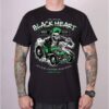BLACK HEART Men's T-Shirt – HARPER Black Graphic Tee Stylish Urban Streetwear Shirt