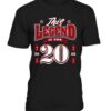 20th Birthday T-Shirt – 2005 Legend 20 Years Vintage Style Birthday Gift Tee